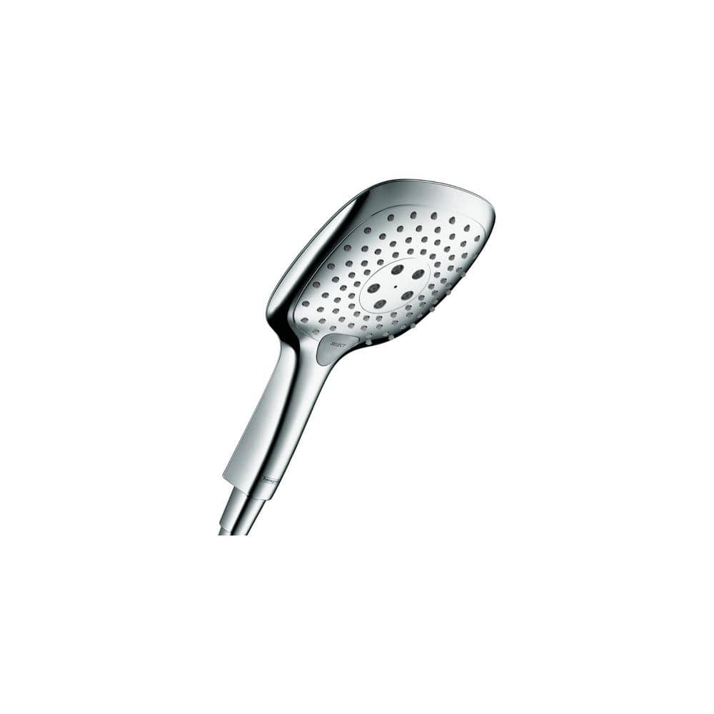 Hansgrohe 3Spray Patterns with 2.5 GPM 5.25 in. Wall Mount Handheld Shower Head in Chrome