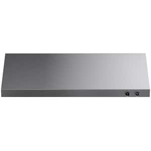 60 in. Ducted Under Cabinet Range Hood in Stainless Steel with Round Display