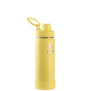 Actives 18 oz. Canary Insulated Stainless Steel Water Bottle with Spout Lid