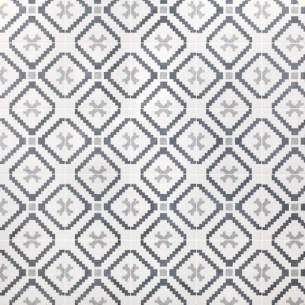Ivy Hill Tile Branwell Lempicka 9 in. x 9 in. Matte Porcelain Floor and Wall Tile (10.76 sq. ft. / box)