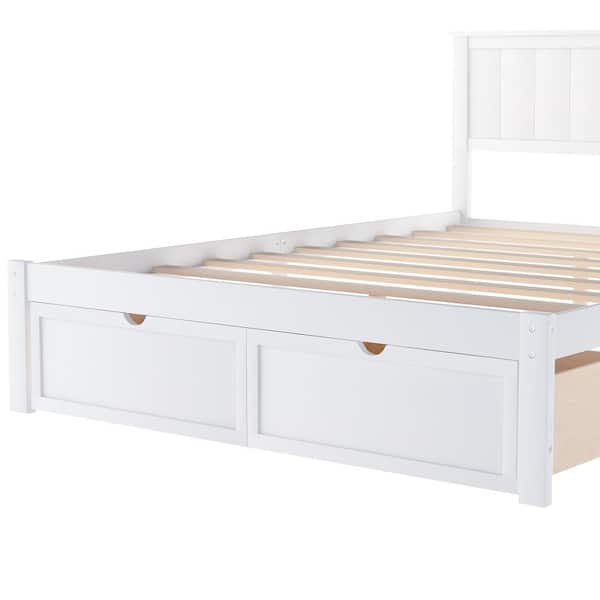 Upholstered Piped Platform Bed MS-TW-3WDB01B- – BizChair