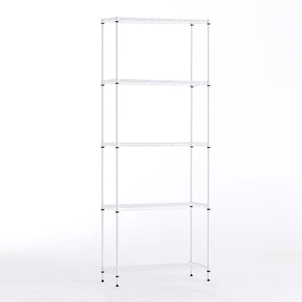 Tileon Kitchen Pantry, Wire Shelving Metal Storage Rack Adjustable