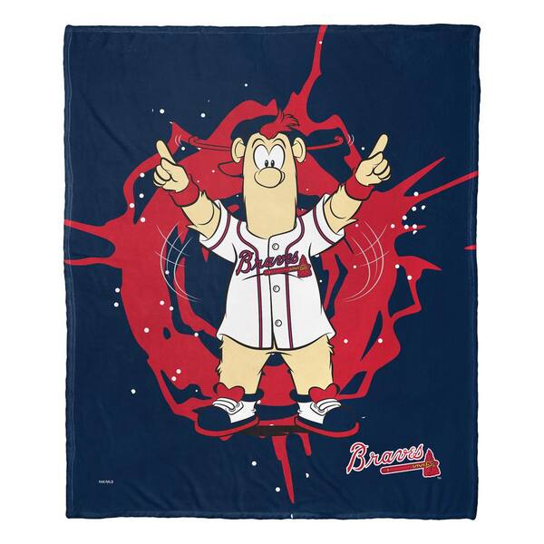 THE NORTHWEST GROUP MLB Braves Mascot Silk Touch Throw