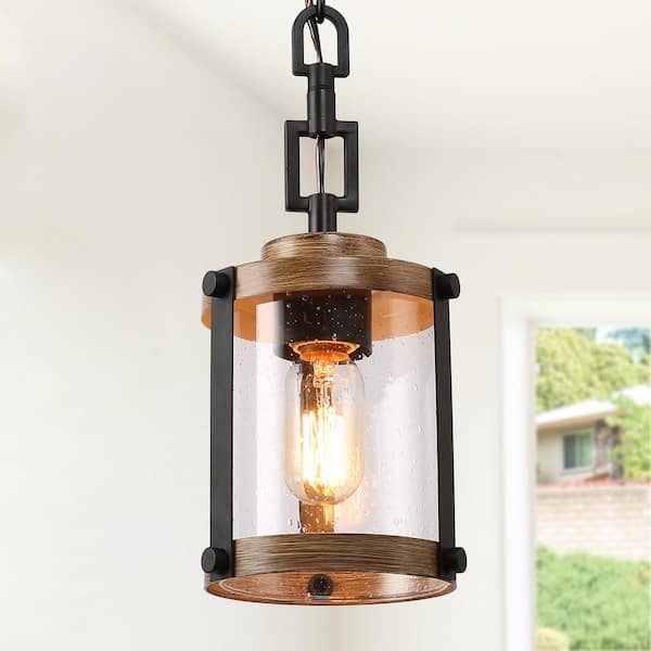 Lnc Modern Farmhouse Brown Chandelier 1, Red Chandelier Lamp Shades Home Depot