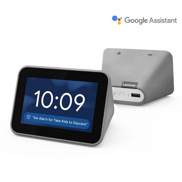 Smart Clock with The Google Assistant + Google Home Mini in Charcoal Smart Clock with The Google Assistant + Google Home Mini in Charcoal