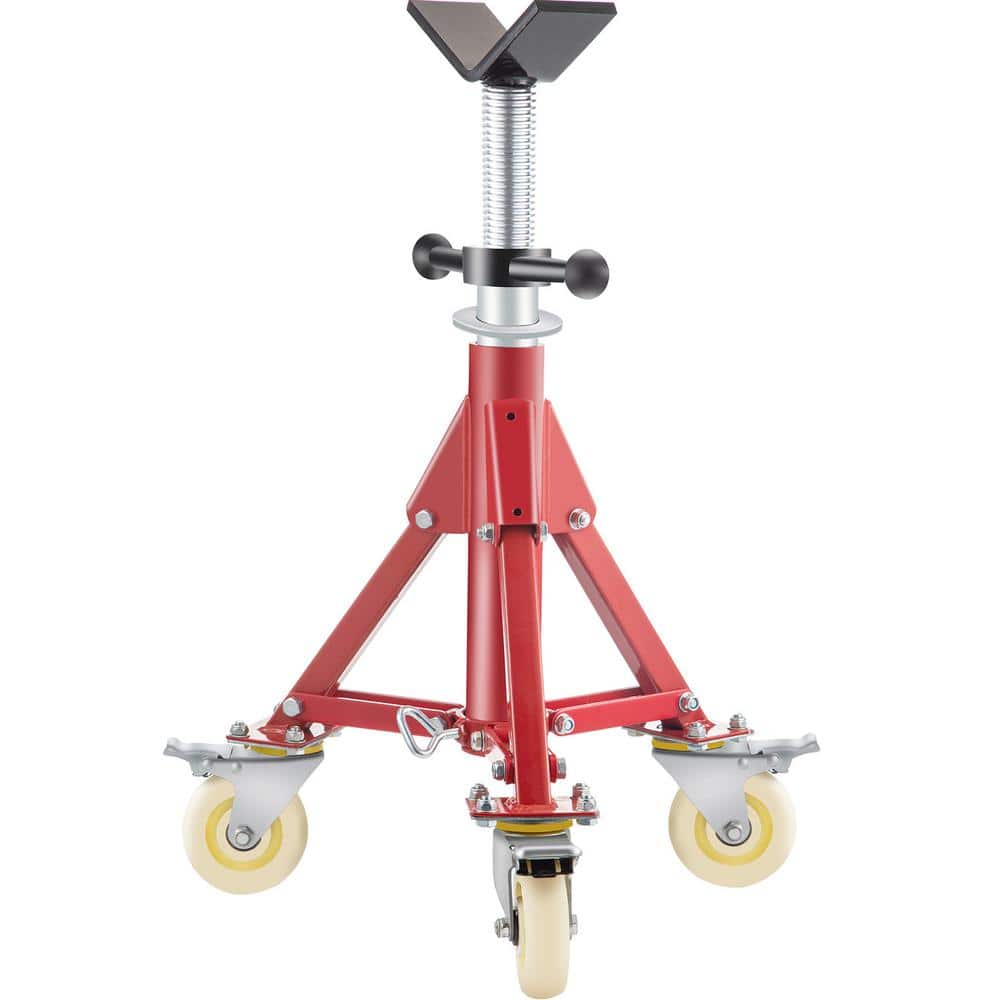 Pipe Stand, Pipe Jack Stand, V Head Pipe Stand Adjustable Height 20-37 in. Pipe Jack Stands with Casters 882 lbs. price history on PriceWatchPro