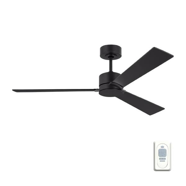 Have A Question About Monte Carlo Rozzen 52 In Indoor Midnight Black Ceiling Fan With Remote Pg 1 The Home Depot Indoor Midnight Black Ceiling Fan, Black Ceiling Fan No Light Home Depot