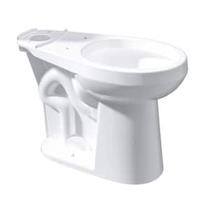 12 in. Rough In Size Elongated Toilet Bowl in White, Double Flush Elongated Toilet for Bathroom