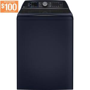 Profile 5.4 cu. ft. High-Efficiency Smart Top Load Washer with Built-in Alexa Voice Assistant in Sapphire Blue
