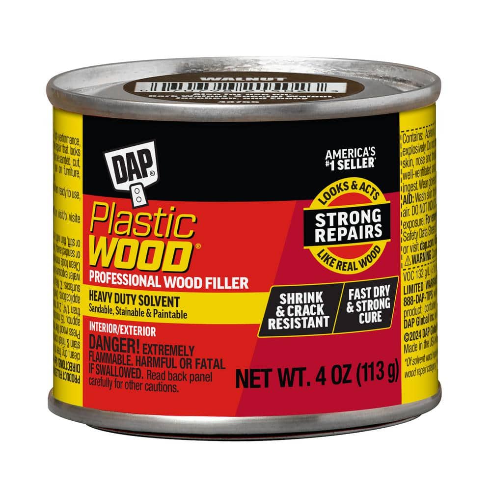 DAP Plastic Wood 4 oz. Walnut Solvent Woodfiller 21434 - The Home