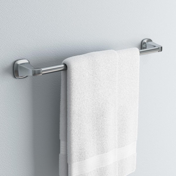 Belding Collection 24 in. Towel Bar in Chrome