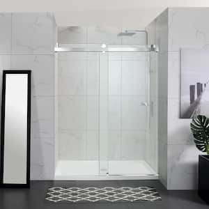 ELEGANT Sliding Shower Door 48 in. W x 76 in. H Sliding Shower Enclosure  with 3/8 in. Clear Tempered…See more ELEGANT Sliding Shower Door 48 in. W x