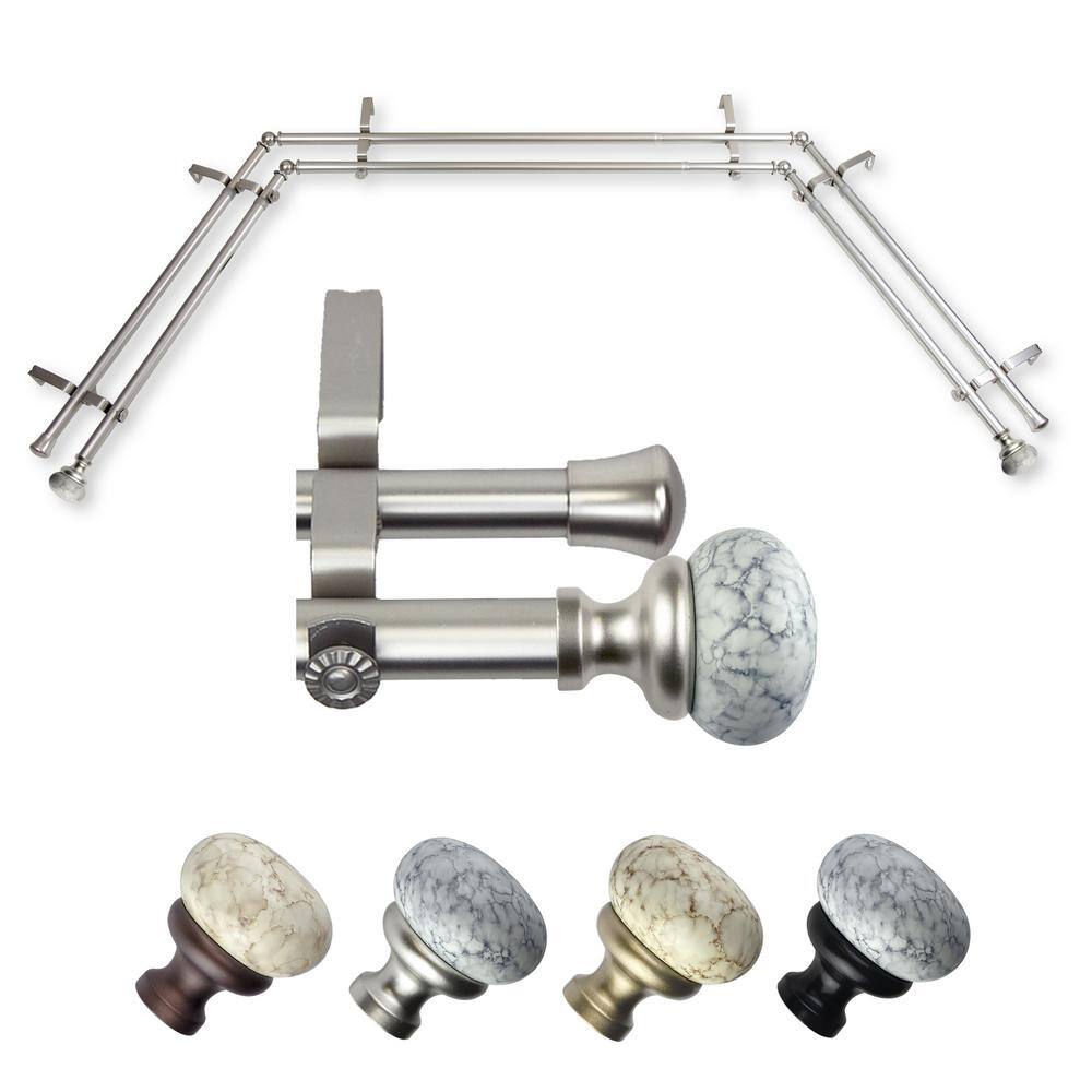 EMOH Johona 2036 in. sides, 3872 in. center Adjustable Bay Window