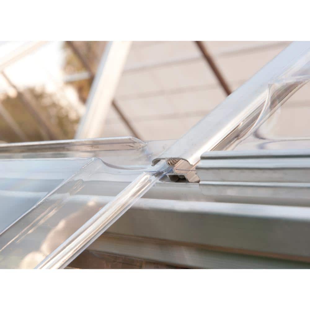 Harmony 6' x 14' Silver Aluminum Walk-In Greenhouse