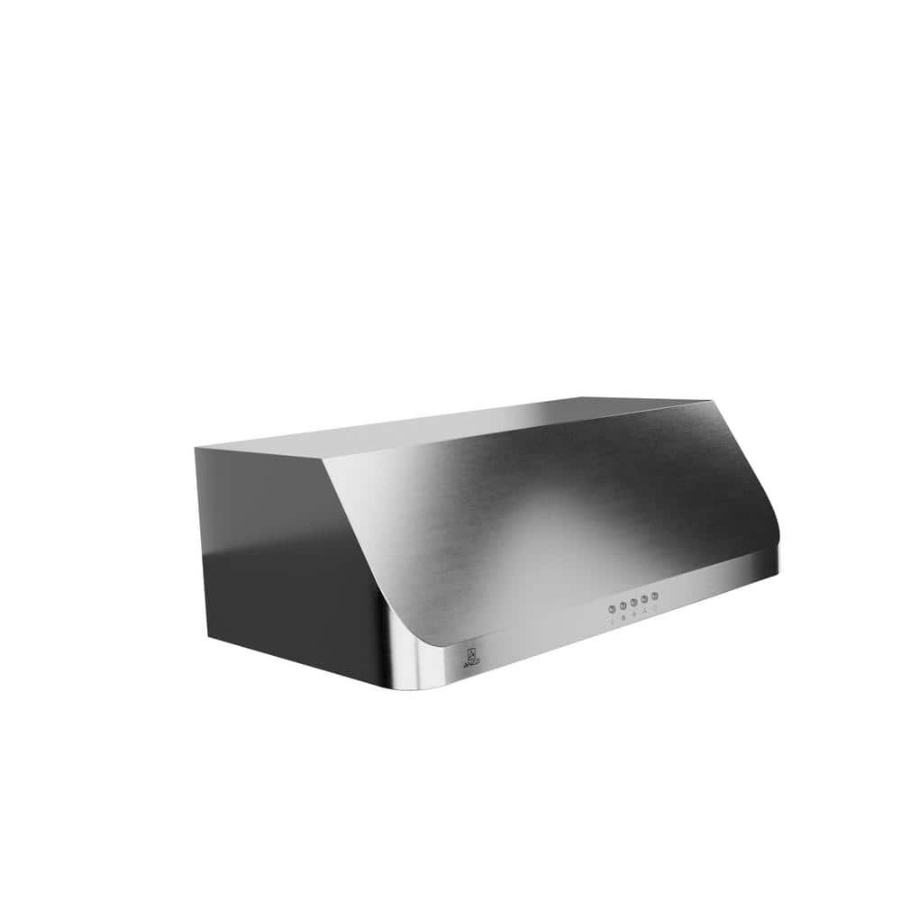 36 in. 450 CFM Under Cabinet Convertible Residential Range Hood in Stainless Steel with 3-Speed and LED Lamp