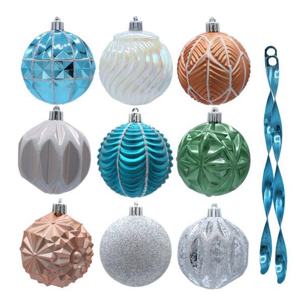 Home Accents Holiday 80 mm Assorted Ornament (75Count) H2079 The