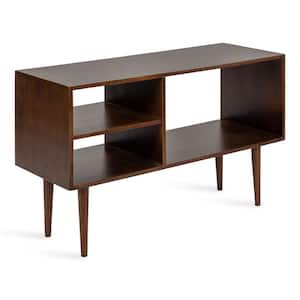 Locklear 14.00 in. D Walnut Brown 24.25 in. H Rectangle Wood Console Table