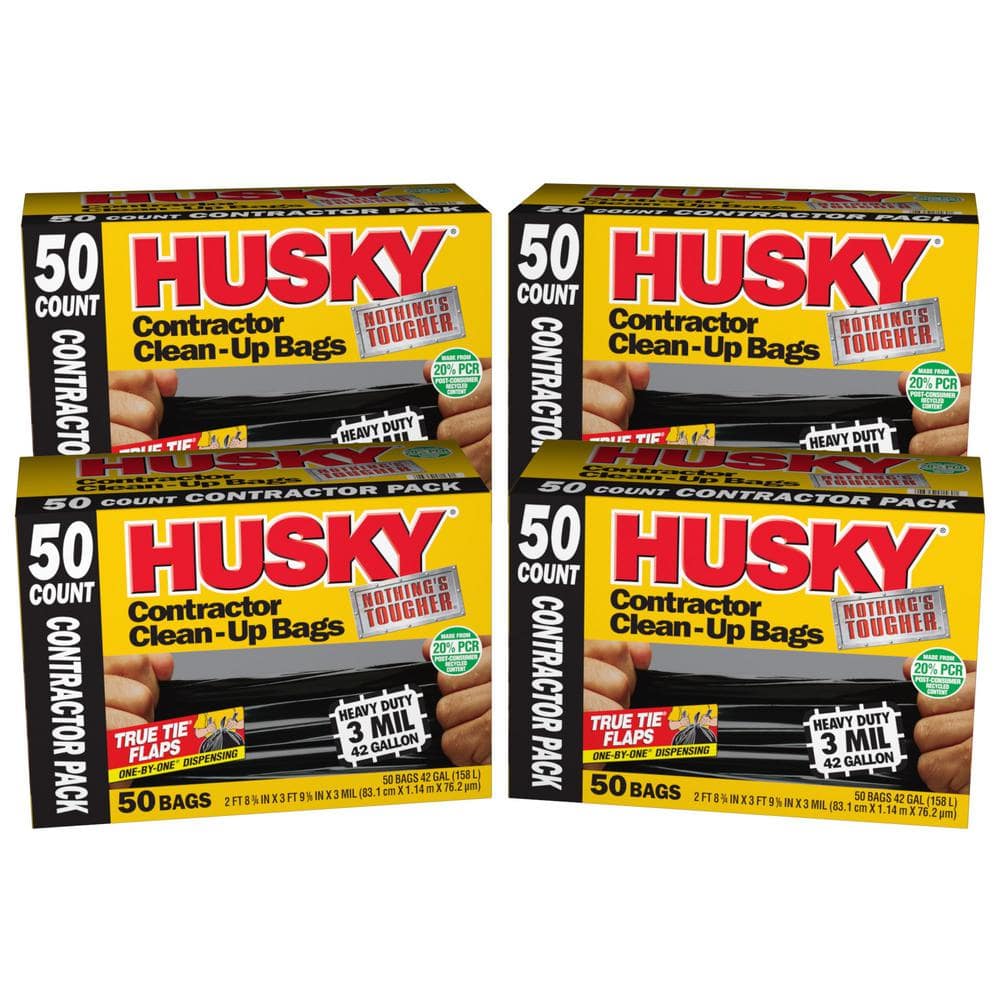 42 gal. Heavy-Duty Contractor Clean-Up Bags with 20% PCR (200-Count)