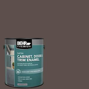 1 gal. #HDC-AC-07 Oak Creek Satin Enamel Interior/Exterior Cabinet, Door & Trim Paint