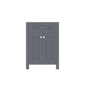 Norwalk 23 in. W x 21.5 in. D x 33.45 in. H Bath Vanity Cabinet without Top in Gray