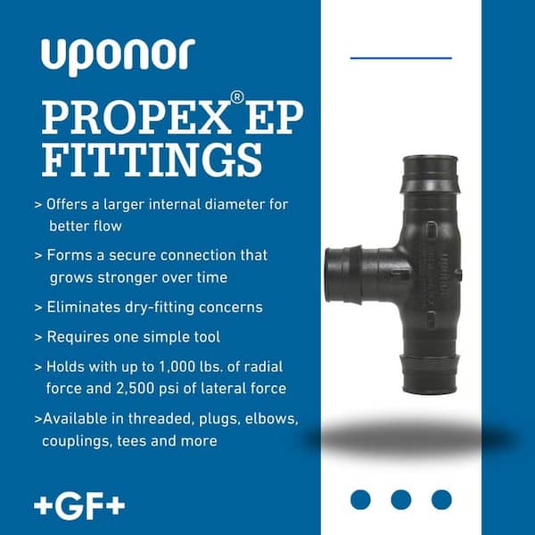 Uponor ProPEX 3/4 in. PEX Expansion Barb Engineered Polymer Open