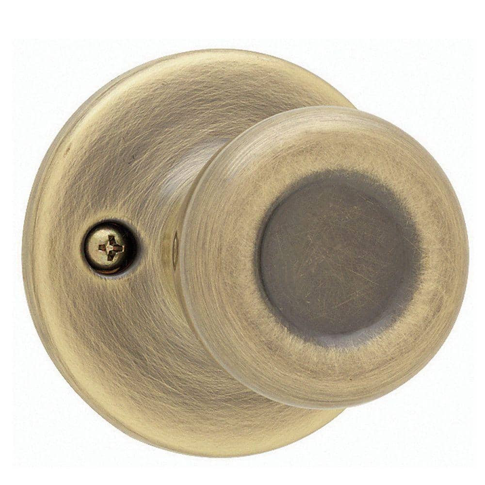 UPC 042049459876 product image for Tylo Antique Brass Half-Dummy Door Knob with Microban Antimicrobial Technology | upcitemdb.com