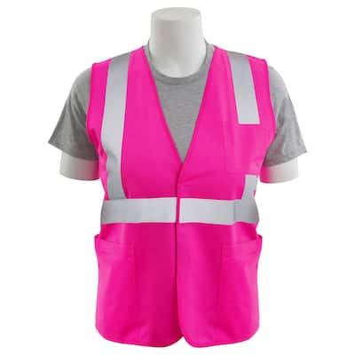S762P Small HVP Polyester Solid Safety Vest