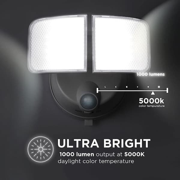 HomeZone LED Motion Sensor Security Light 2,500 Lumen Output HomeZone LED Motion Sensor Security Light 2,500 Lumen Output