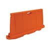 Vestil Stackable Poly Barricade in Orange BCD-7636-OR - The Home Depot