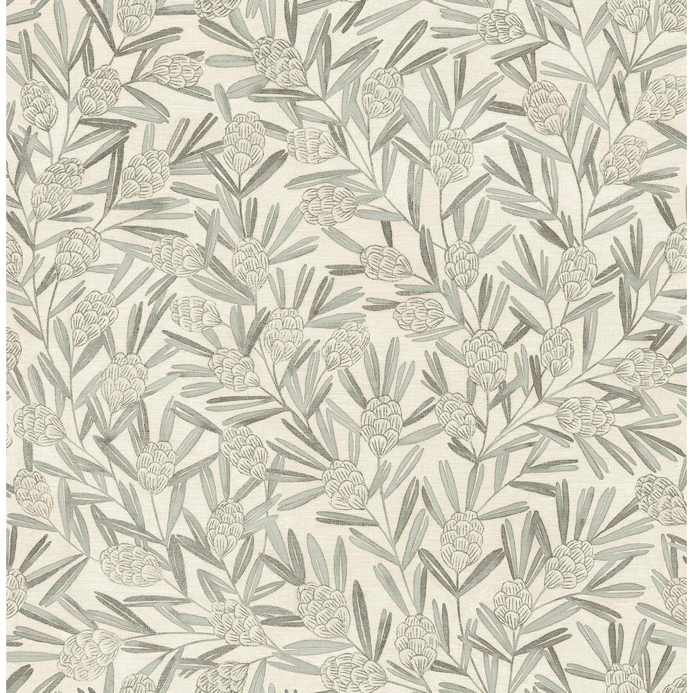 A-Street Prints Zulma Green Decorative Botanical Wallpaper 2970-26101 ...