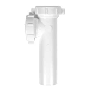 1-1/2 in. White Plastic Sink Drain Outlet Waste Slip-Joint Tee