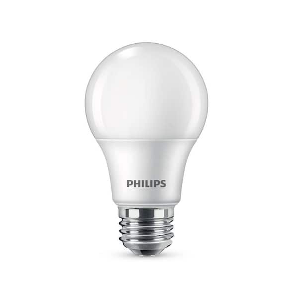 moeilijk Verbinding niet voldoende Philips 40-Watt Equivalent A19 Non-Dimmable E26 LED Light Bulb Daylight  5000K (4-Pack) 565358 - The Home Depot