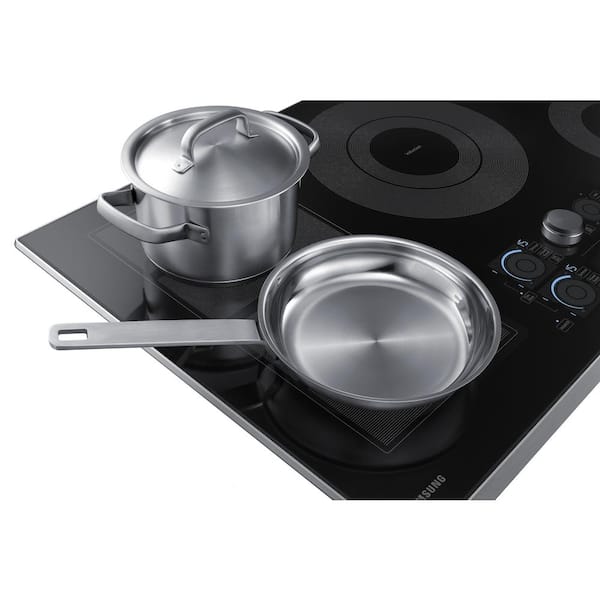 Samsung 36 in. Induction Cooktop with Stainless Steel Trim with 5 