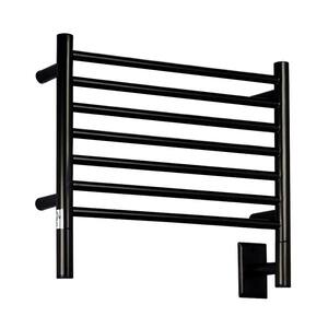 Jeeves H-Straight 7-Bar Hardwired Electric Towel Warmer in Oil Rubbed Bronze