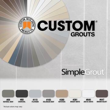 SimpleGrout #381 Bright White 1 gal. Premixed Grout