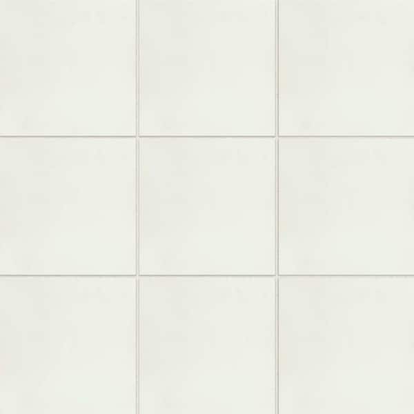 Bedrosians Remy Square 8 in. x 8 in. Snow Cement Tile (5.33 sq. ft./Case)