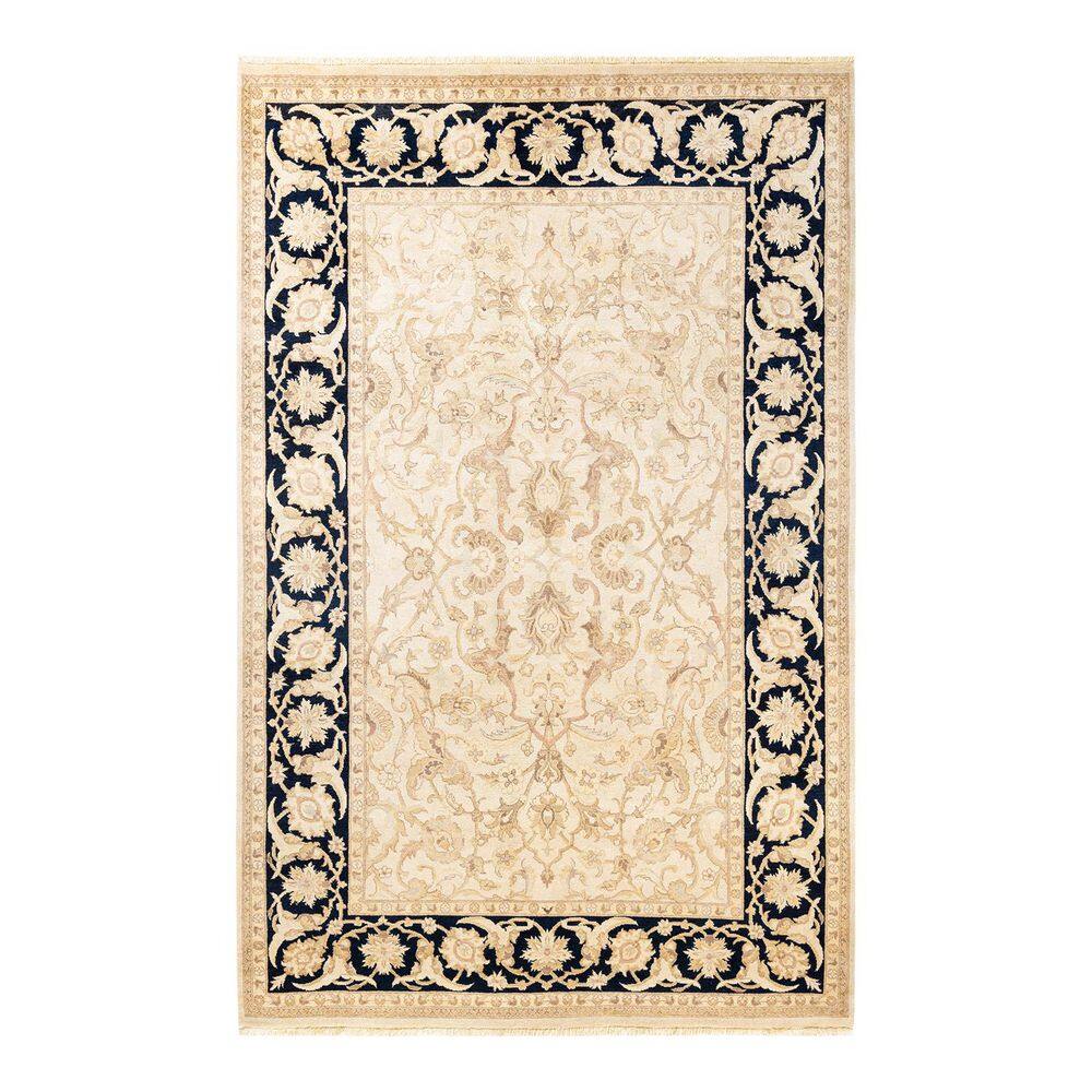 Eclectic Ivory 6 x 9 Oriental Wool Indoor Area Rug price history on PriceWatchPro