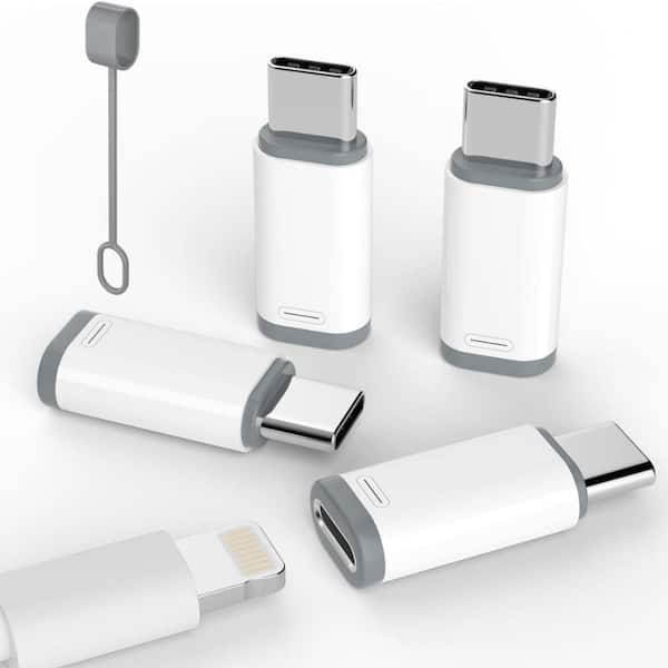 4 Pack Lightning to USB C Adapter for iPhone 15/16 Pro Max Samsung S24 iPad Nintendo Switch Fast Charging Data Transfer