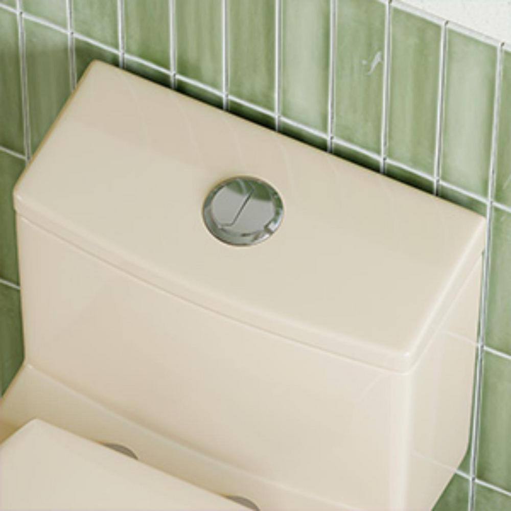 Bisque Elongated Dual Flush High Efficiency Toilet