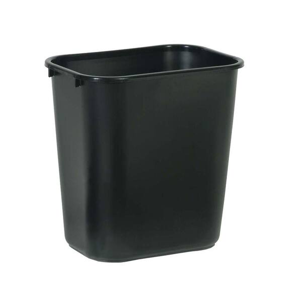 (No 0317) Broad X 3 27インチ ブラック Rubbermaid Commercial Products Standard Series 7 gal. Wastebaskets