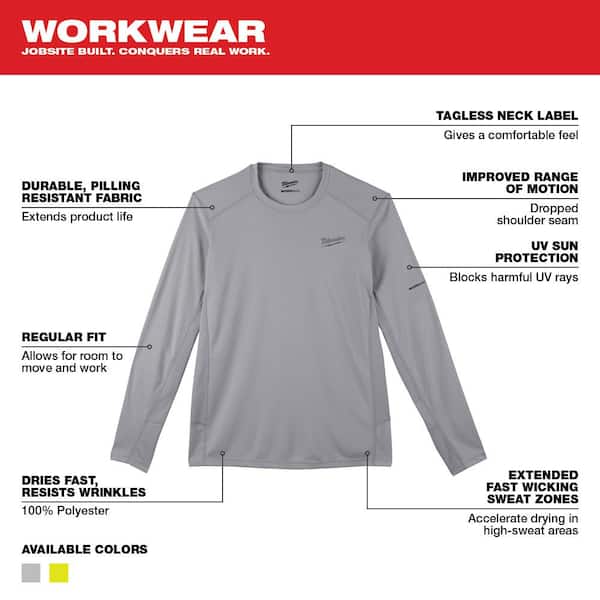 Milwaukee Men's X-Large Gray, High Visibility and Black