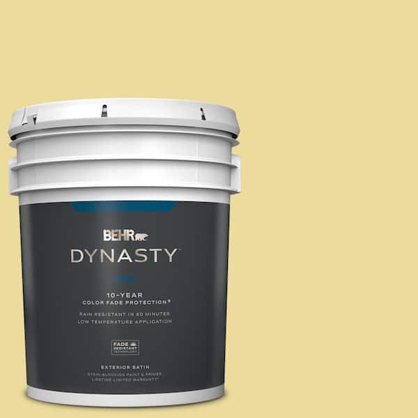 BEHR DYNASTY 5 gal. #P330-3A Flourish Satin Enamel Exterior Stain-Blocking Paint & Primer