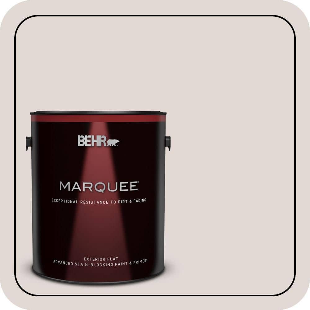 1 gal. #PPL-63 Hint of Mauve Flat Exterior Paint & Primer price history on PriceWatchPro