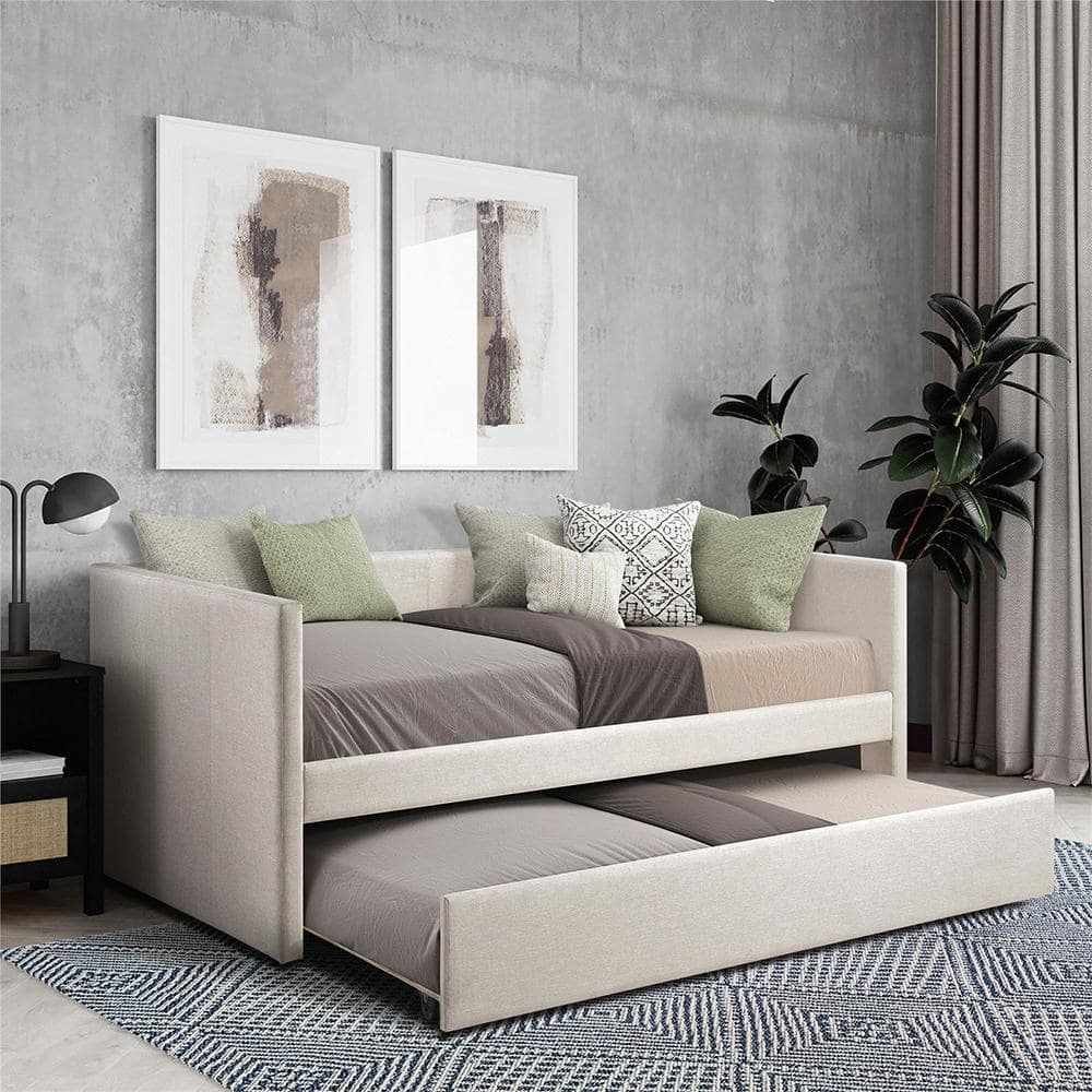Andes Beige Twin Daybed with Trundle