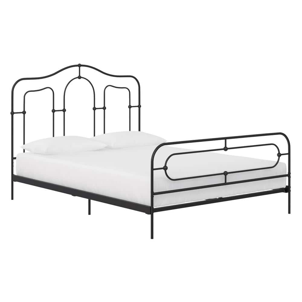 Mr Kate Primrose Black Metal Queen Size Bed Frame Da4038039mk The Home Depot