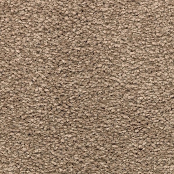 Lifeproof 8 in. x 8 in. Texture Carpet Sample - Unblemished I -Color Sandalwood