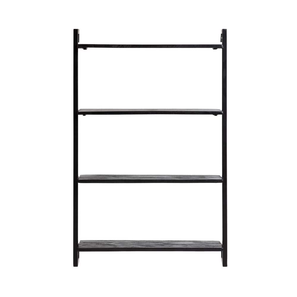 8 in. x 26 in. x 40 in. Phantom Black Floating Wall Shelves