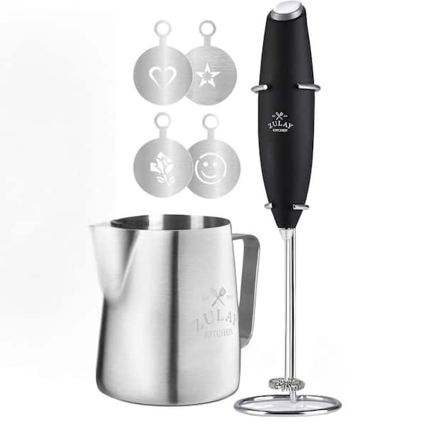 Premium Gift Milk Frother Complete Set-Black