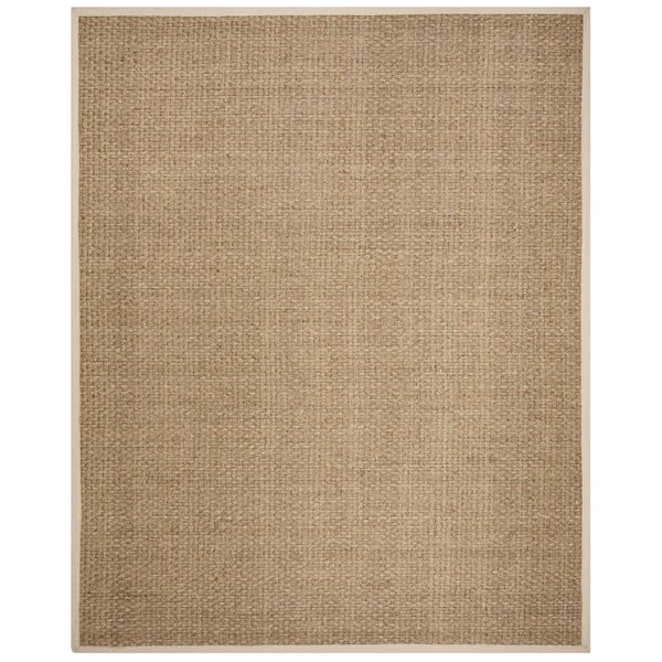 SAFAVIEH Natural Fiber Beige/Ivory 8 ft. x 10 ft. Border Area Rug