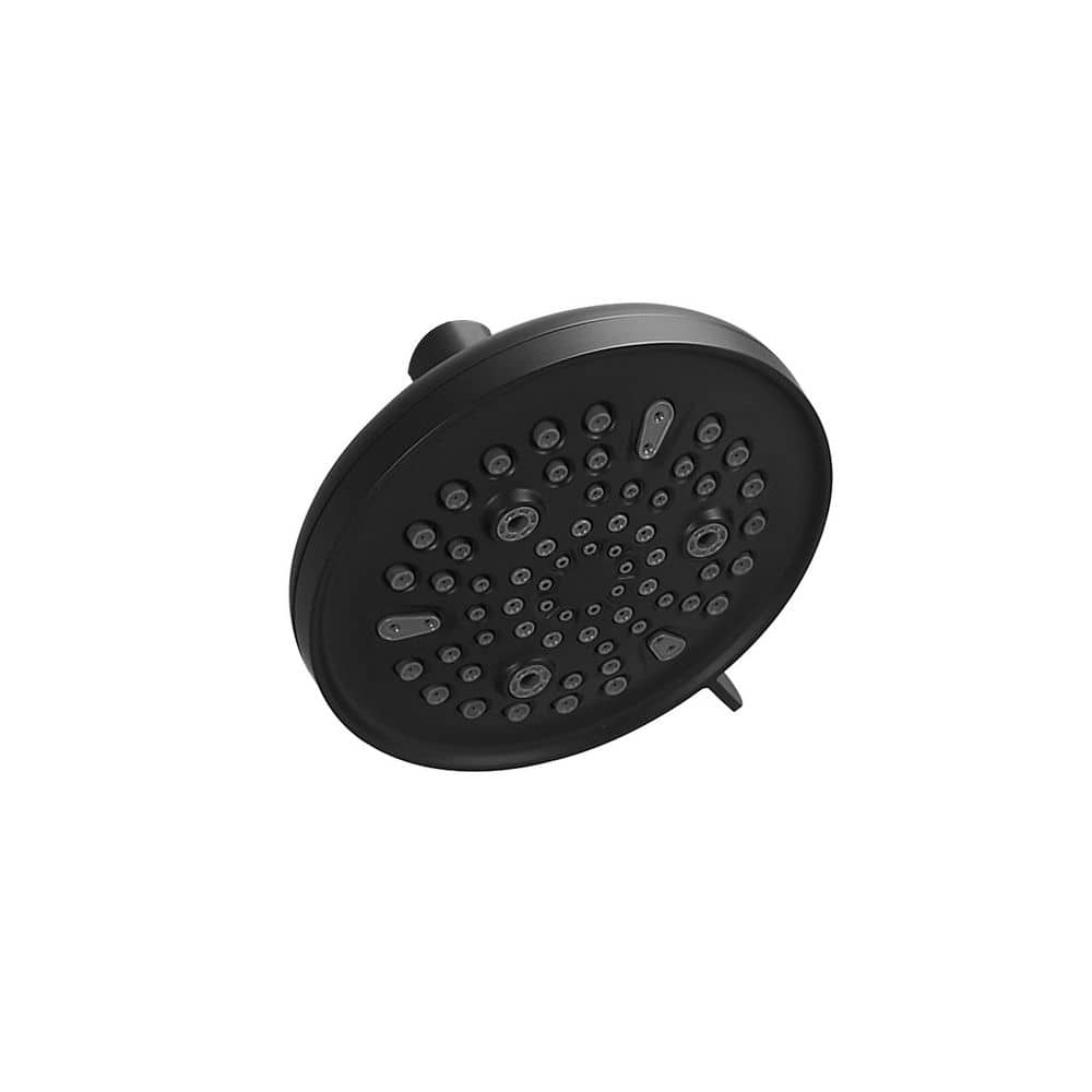 BWE 8-Spray Patterns 2.5 GPM 5.5 in. Wall Mount Rain Fixed Shower